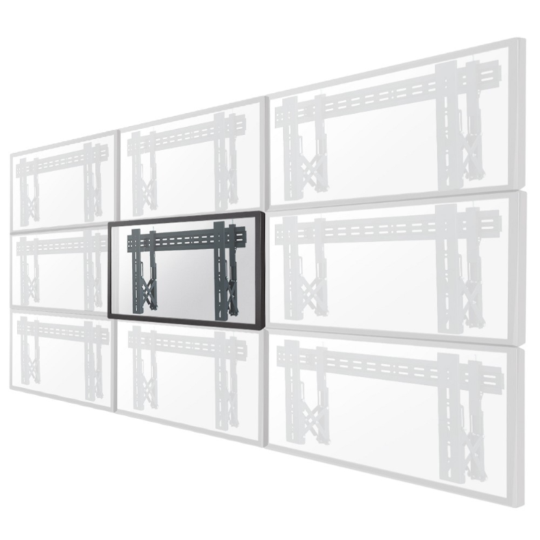 NST LED-VW1000-BK - Neomounts Flat Screen Wall Mount for Video Walls 32 to 75 inches  Pop Out and Stretchable - MadisonAV
